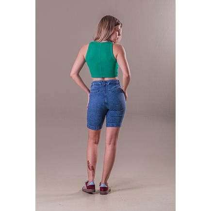 Bermuda Jeans Social Feminina