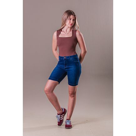 Bermuda Jeans Feminina
