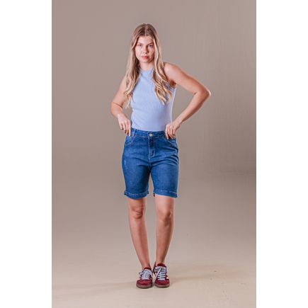 Bermuda Jeans Feminina