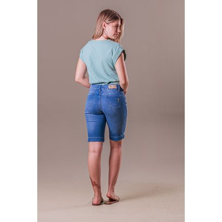 Bermuda Jeans Feminina