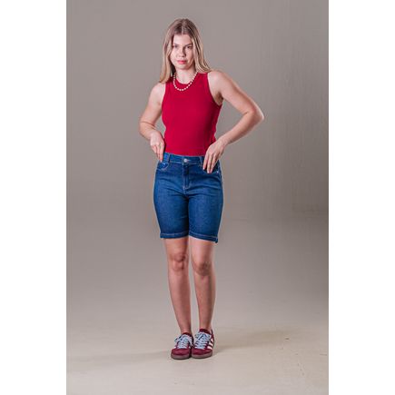 Bermuda Jeans Feminina