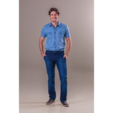 Calça Jeans Social Skinny Masculina