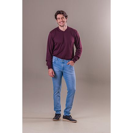 Calça Jeans Super Skinny Masculina