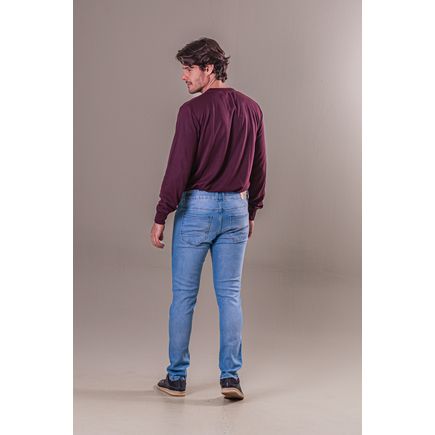 Calça Jeans Super Skinny Masculina