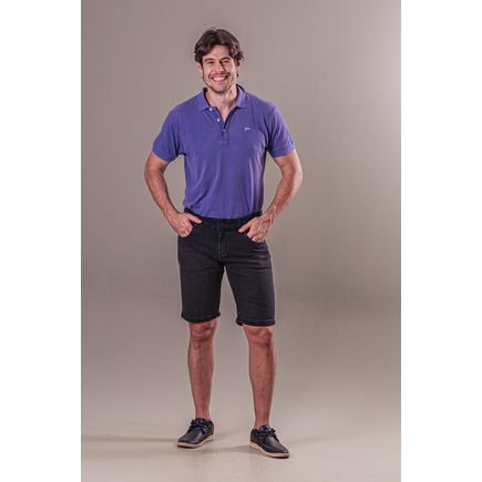 Bermuda Jeans Tradicional Masculina