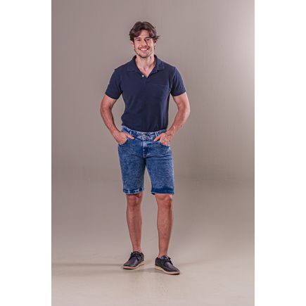 Bermuda Tradicional Jeans Masculina