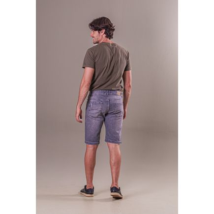 Bermuda Jeans Tradicional Masculina
