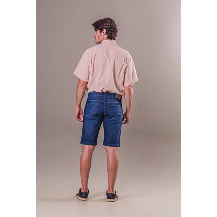 Bermuda Jeans Tradicional Masculina