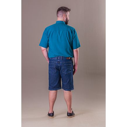 Bermuda Jeans Masculina Plus Size