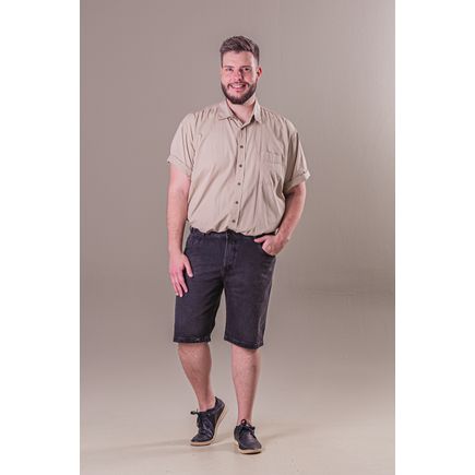 Bermuda Jeans Masculina Plus Size