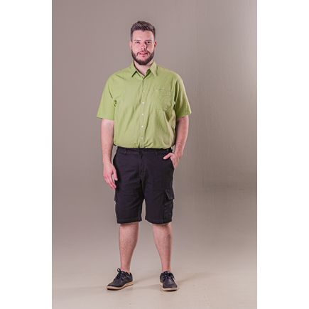 Bermuda Cargo Masculina Plus Size