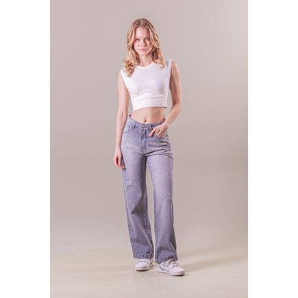 Calça Jeans Mom Feminina