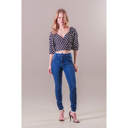 Calça Jeans Cigarrete Feminina