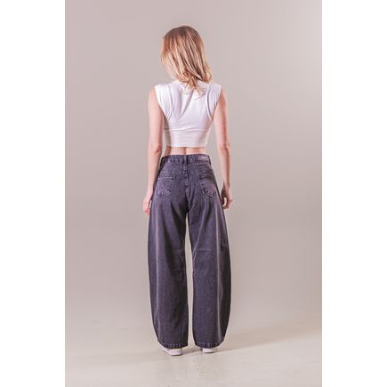 Calça Jeans Barrel Feminina