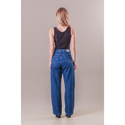 Calça Jeans Pantalona Mom Feminina