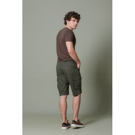 Bermuda Sarja Cargo Masculina