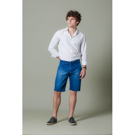 Bermuda Jeans Social Masculina