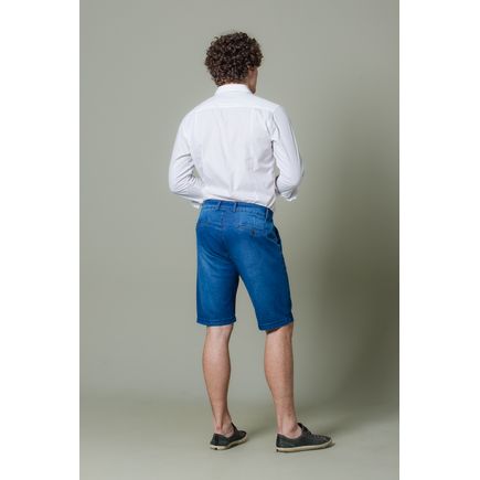 Bermuda Jeans Social Masculina