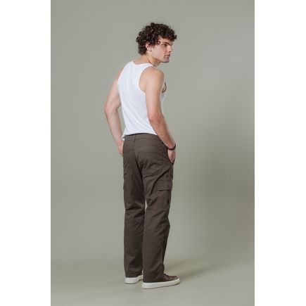 Calça Sarja Cargo Masculino