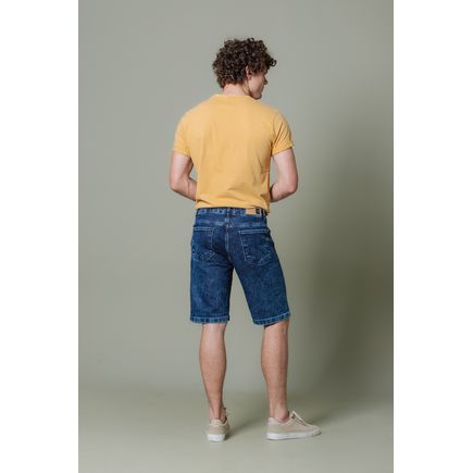 Bermuda Jeans Tradicional Masculina
