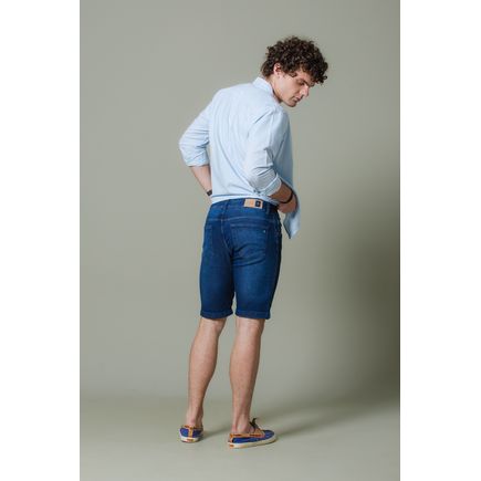 Bermuda Jeans Tradicional Masculino