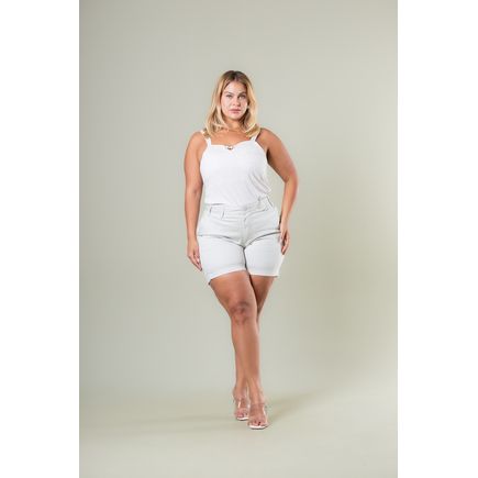 Short Social Sarja Feminino Plus Size