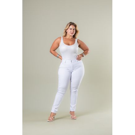 Calça Sarja Cigarrete Feminina Plus Size