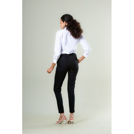 Calça Sarja Cigarrete Social Feminina