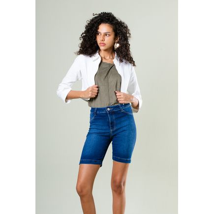 Bermuda Jeans Feminina