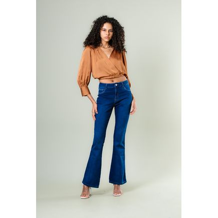 Calça Jeans Flare Feminina
