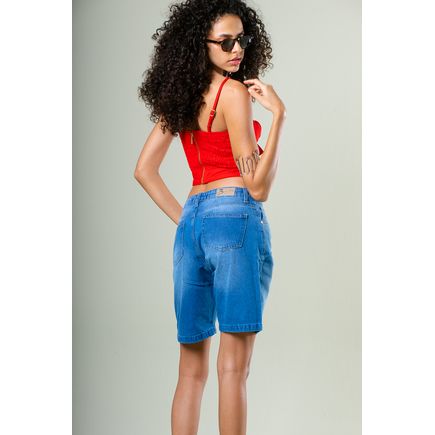 Bermuda Jeans Feminina