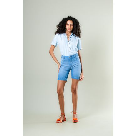 Bermuda Jeans Feminina