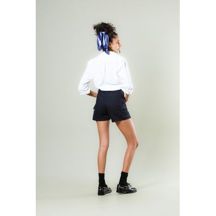 Short Jeans Cargo Femininno