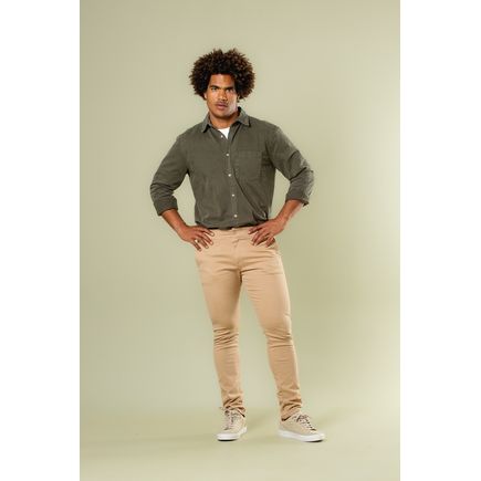 Calça Sarja Social Super Skinny