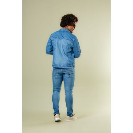 Calça Jeans Super Skinny Masculina