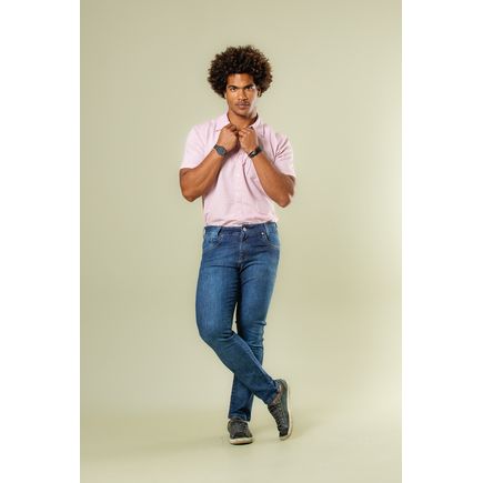 Calça Jeans Super Skinny Masculina