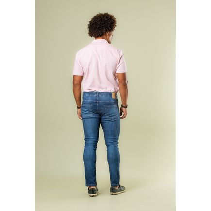 Calça Jeans Super Skinny Masculina