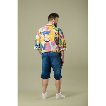 Bermuda Tradicional  Masculina Plus Size