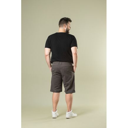 Bermuda Sarja Social Masculina Plus Size