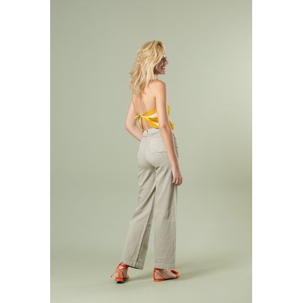 Calça Sarja Pantalona Feminina