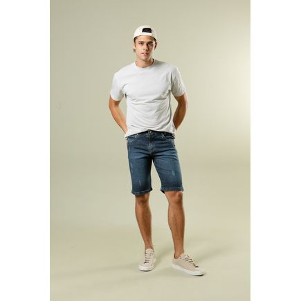 Bermuda Tradicional Jeans Masculina