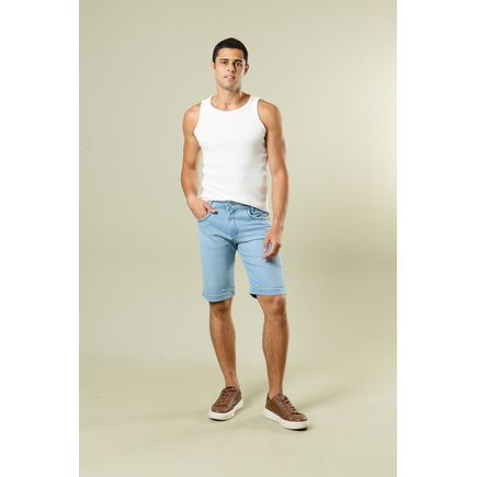 Bermuda Jeans Tradicional Masculina