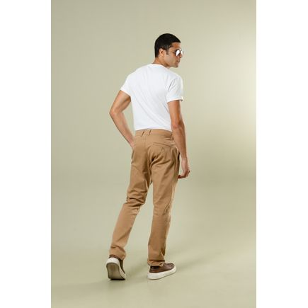 Calça Social Sarja Skinny Masculina