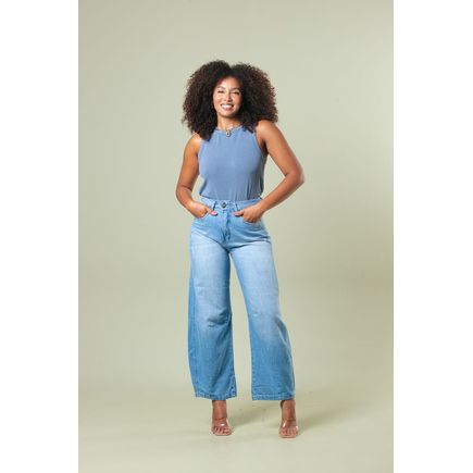 Calca Jeans Barrel Feminina