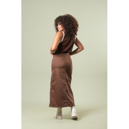 Saia Longa Sarja Feminina