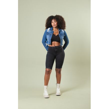 Bermuda Jeans Feminina