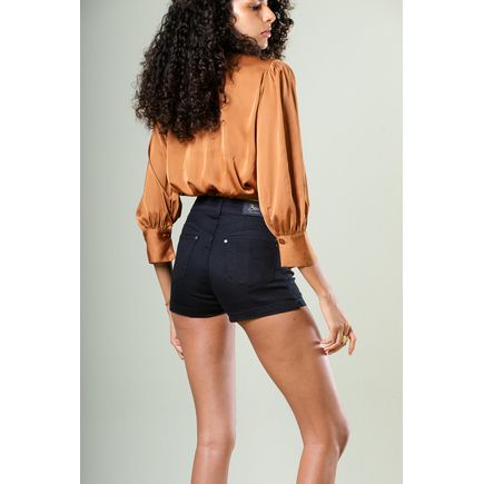 Shorts Sarja C/ Brilho Feminino