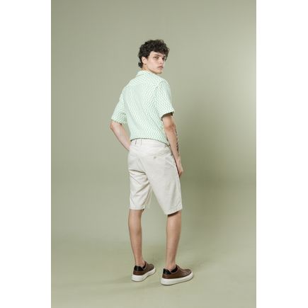 Bermuda Social Linho Masculina