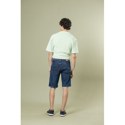 Bermuda Jeans Tradicional Masculino