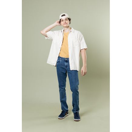 Calça Jeans Tradicional Skinny Masculina